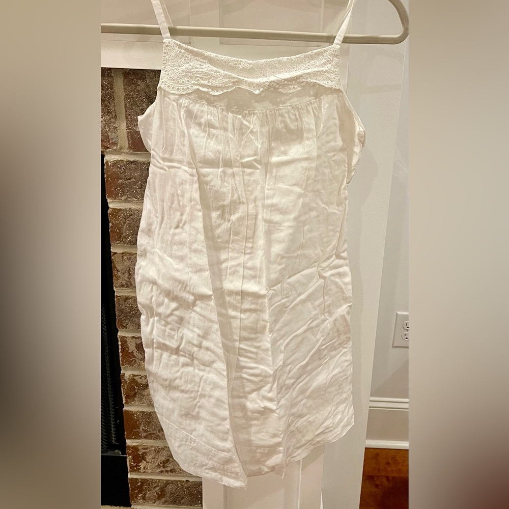 Crewcuts by J. Crew Size 14 Girls white cotton dress